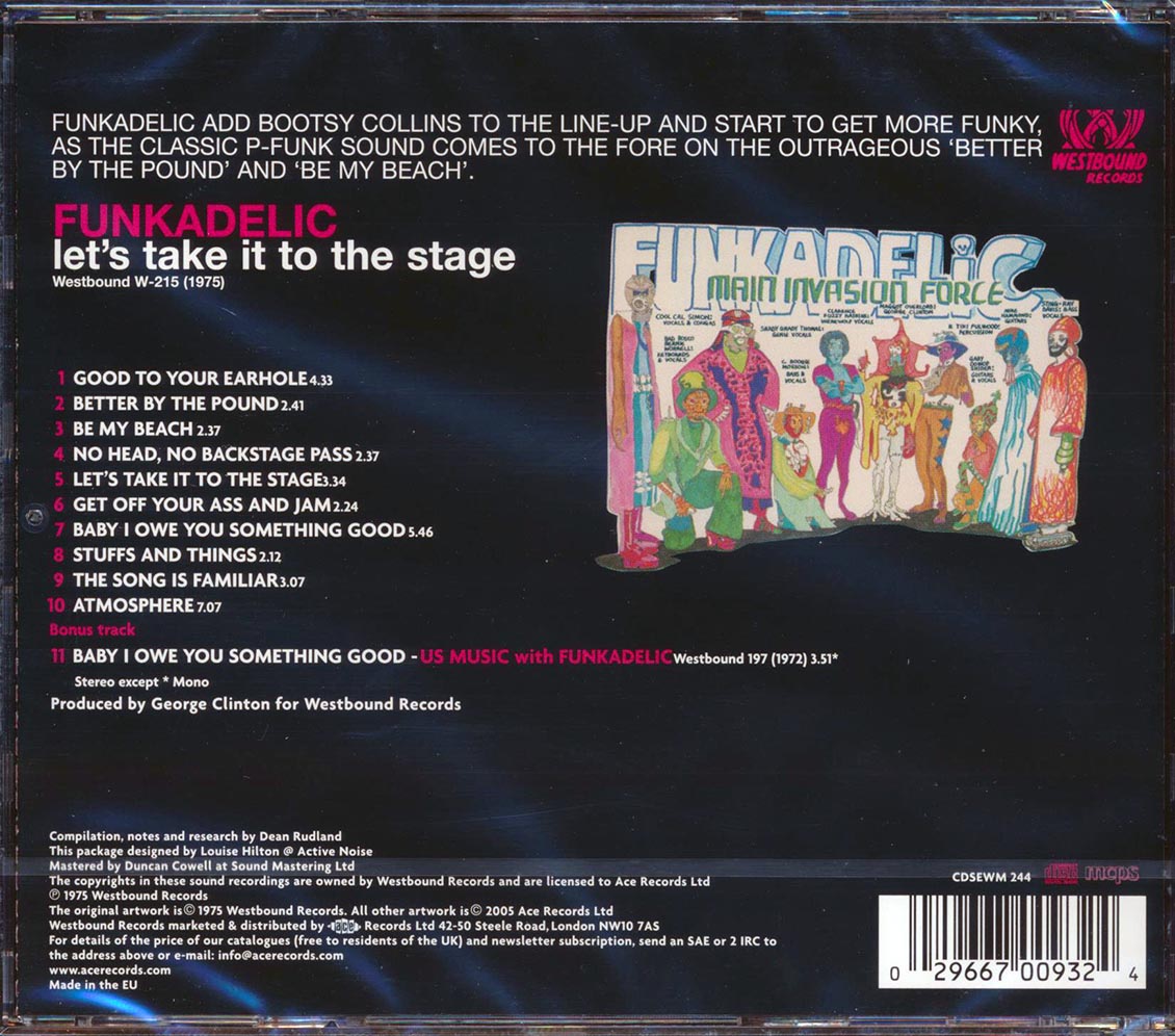 Funkadelic - Let's Take It To The Stage (+ 2 bonus tracks) (remastered)