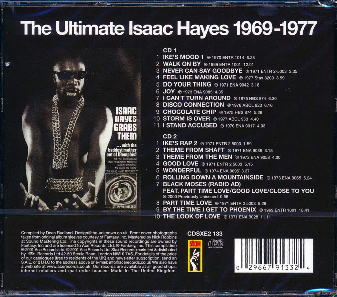 Isaac Hayes - The Ultimate Isaac Hayes 1969-1977 (21 tracks) (2xCD) (incl. large booklet) (remastered)