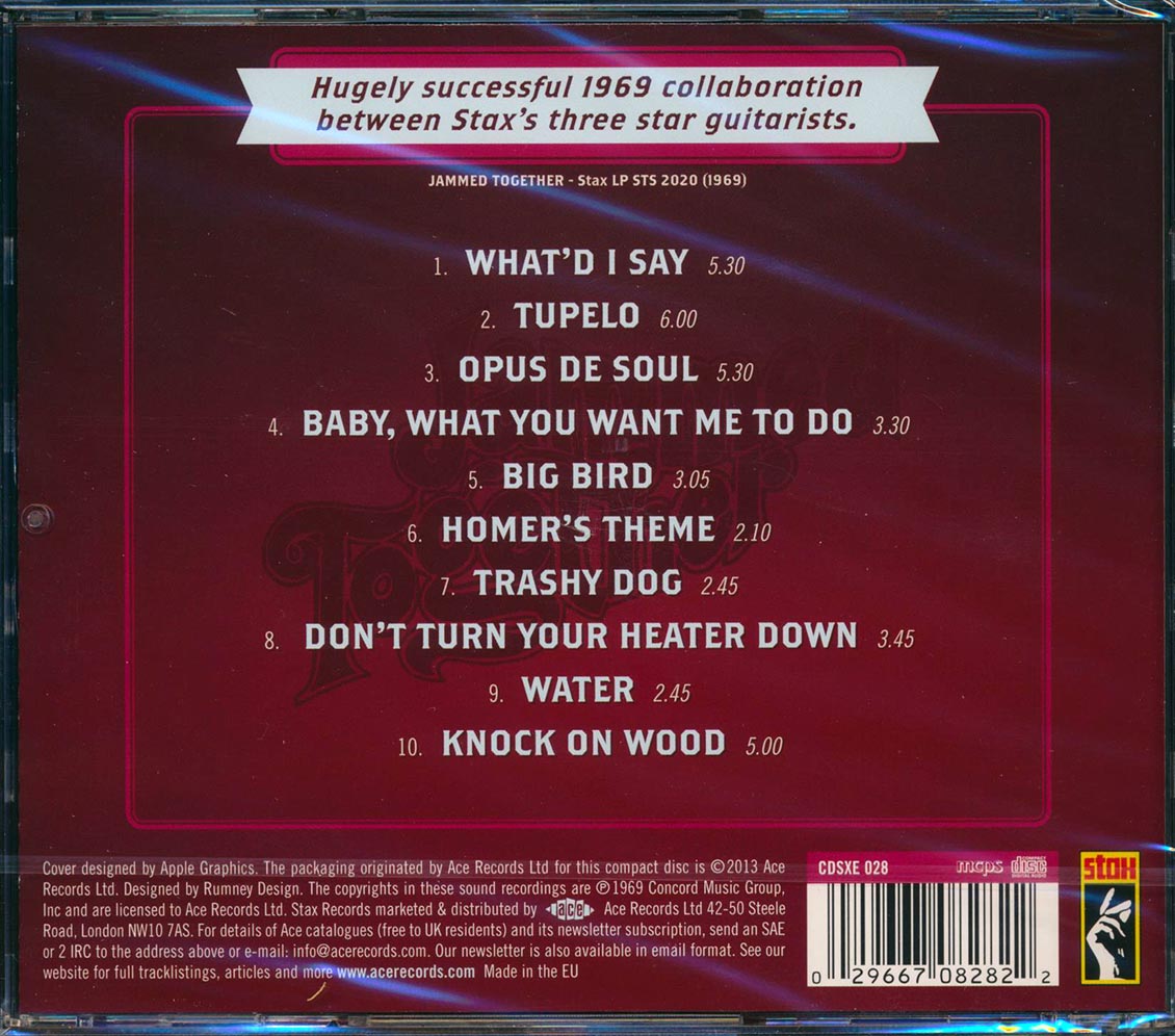 Steve Cropper, Pop Staples, Albert King - Jammed Together (remastered)