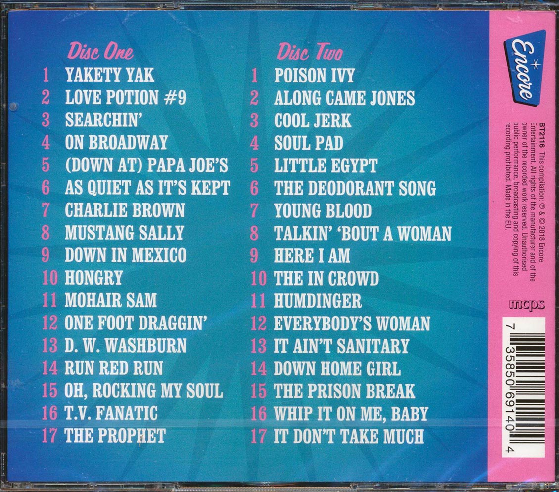 The Coasters - 34 Massive Hits (34 tracks) (2xCD)