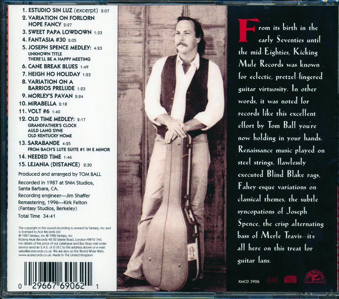 Tom Ball - Guitar Music: A Compendium Of Steel-String Solo Guitar Pirces From Ten Nations And Five Centuries (remastered)