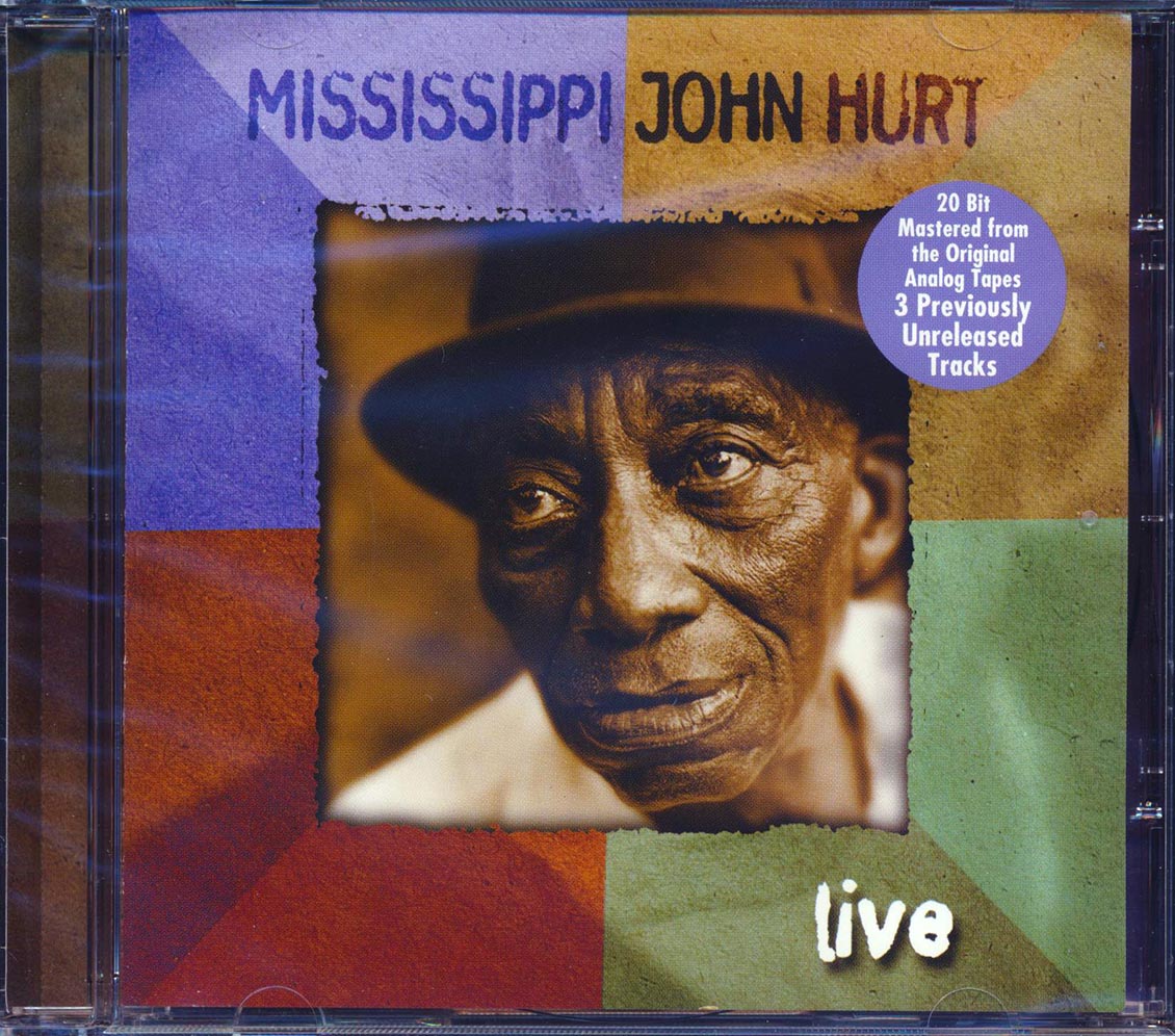 Mississippi John Hurt - Live (24 tracks) (+ 4 bonus tracks) (incl. large booklet) (remastered)