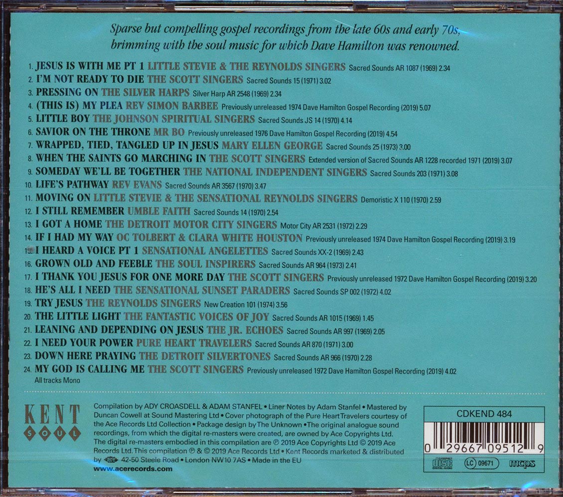 Jr. Echoes, The Scott Singers, The Detroit Silvertones, Etc. - Sacred Sounds: Dave Hamilton's Raw Detroit Gospel 1969-1974 (24 tracks) (incl. large booklet) (remastered)