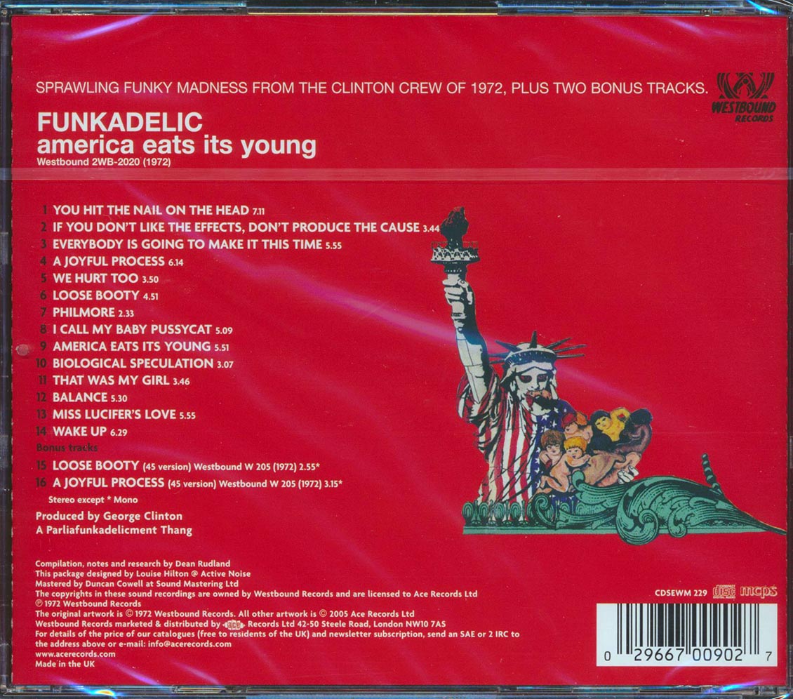 Funkadelic - America Eats Its Young (+ 3 bonus tracks) (remastered)