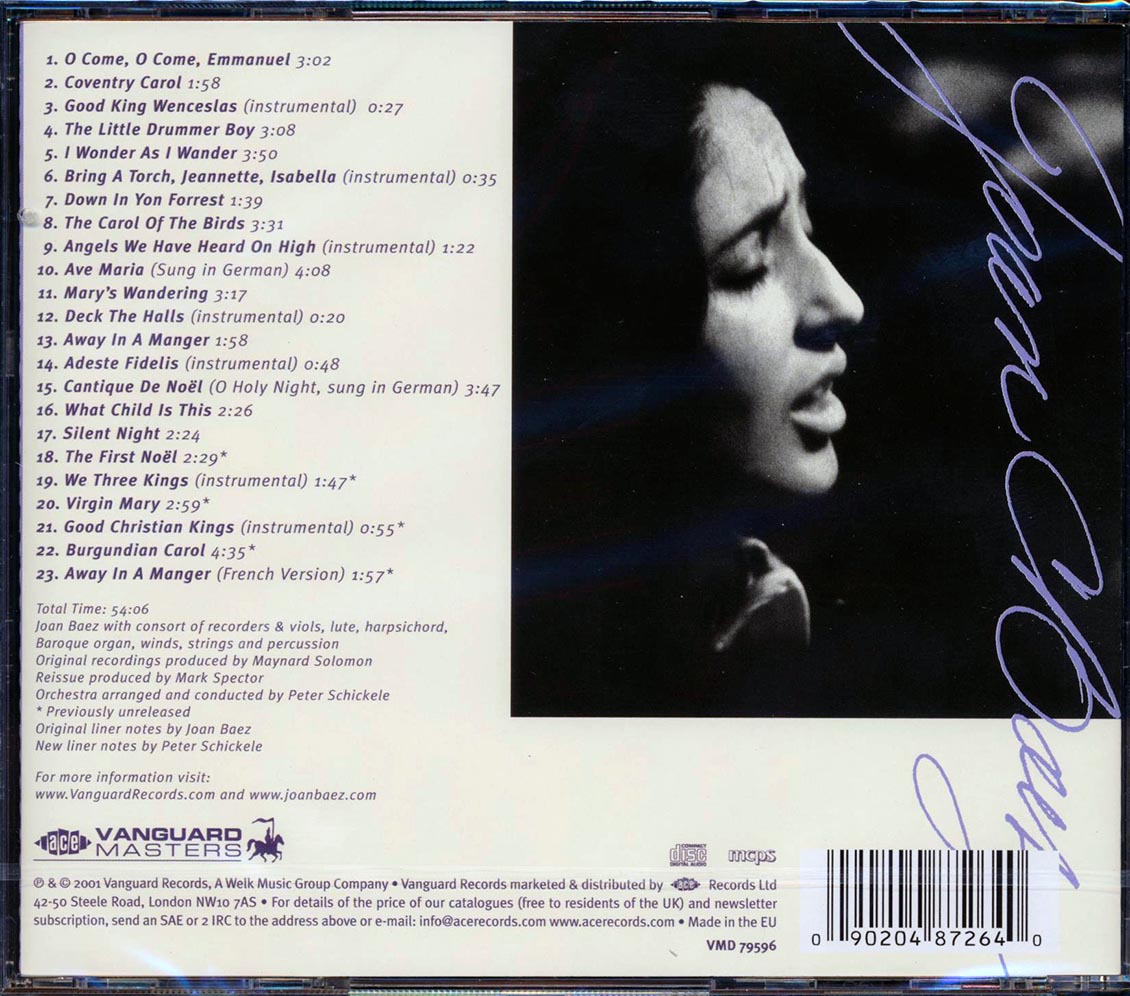 Joan Baez - Noel (23 tracks) (+ 7 bonus tracks) (incl. large booklet) (remastered)