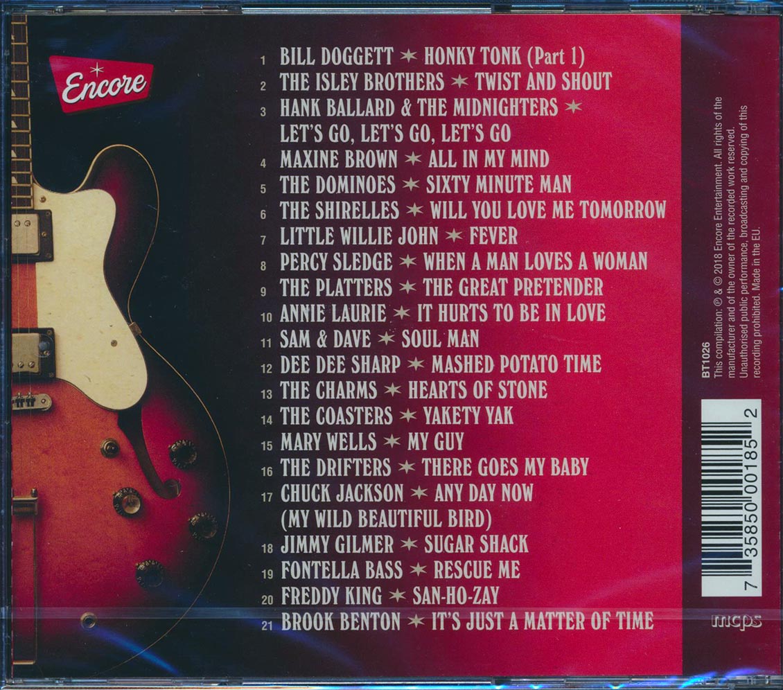 Percy Sledge, The Platters, Sam & Dave, Etc. - Greatest R&B Of All Time: Honky Tonk! 21 Massive Tracks (21 tracks)