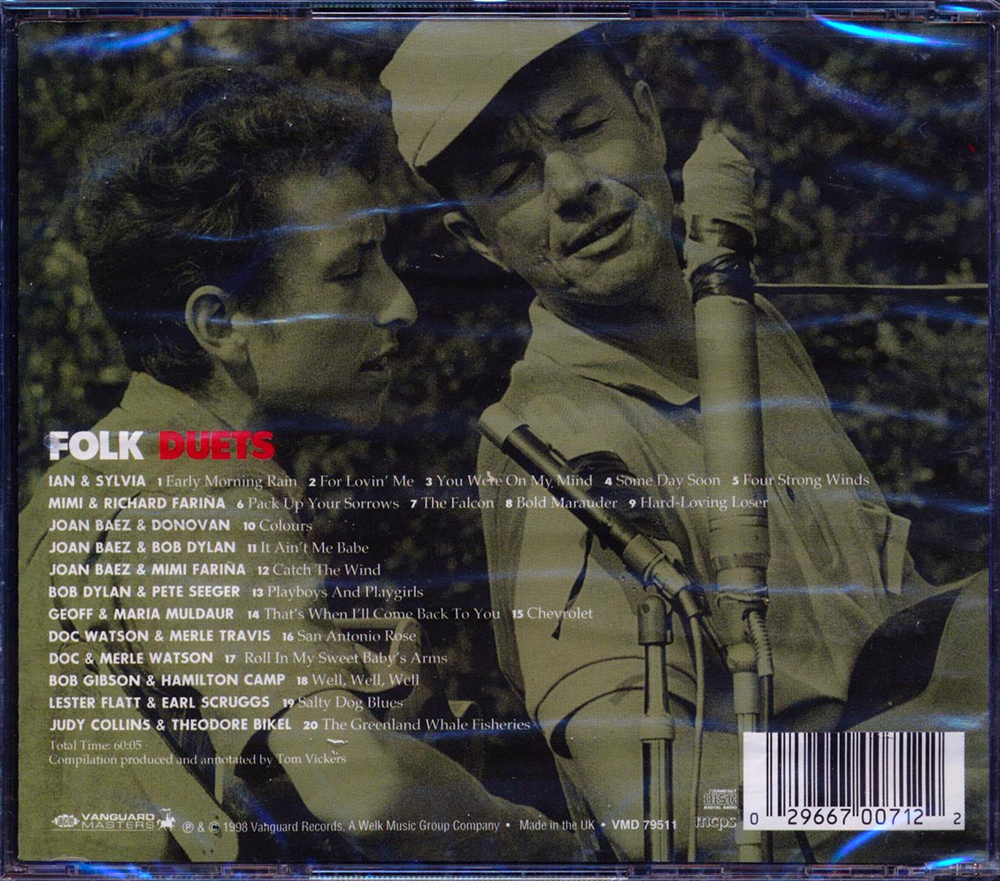 Bob Dylan, Joan Baez, Merle Travis, Flatt & Scruggs, Etc. - Folk Duets (20 tracks)