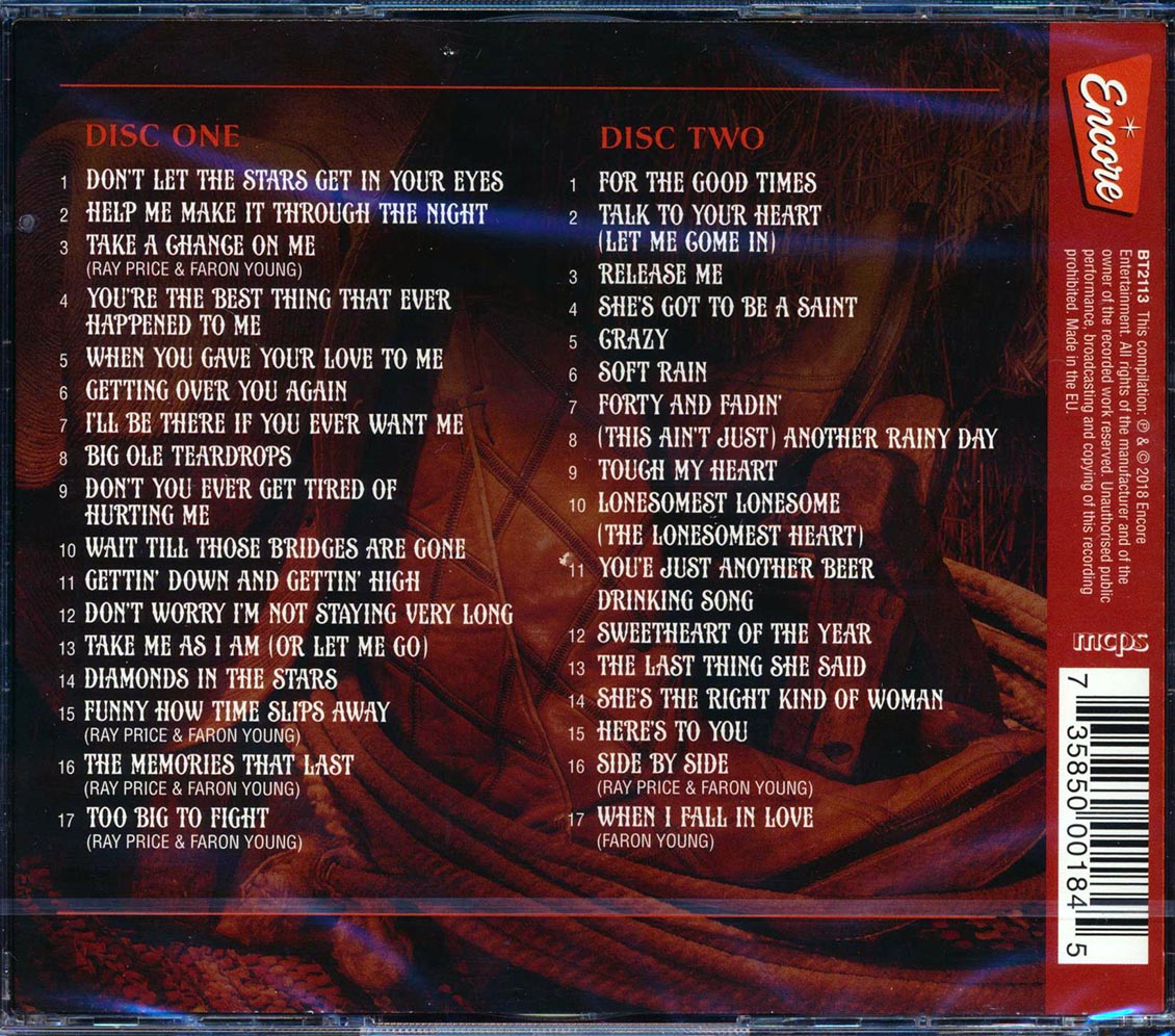 Ray Price - Volume 2: 34 Massive Tracks (34 tracks) (2xCD)