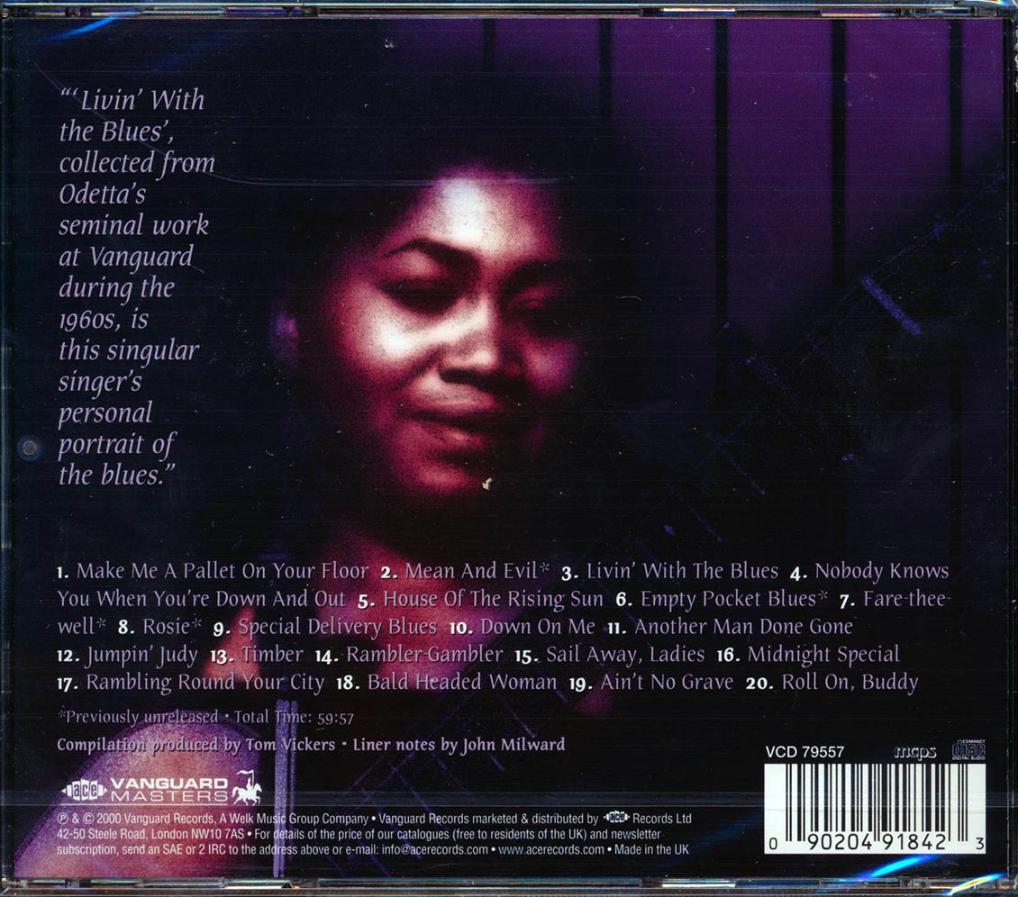 Odetta - Livin' With The Ladies (20 tracks) (remastered)