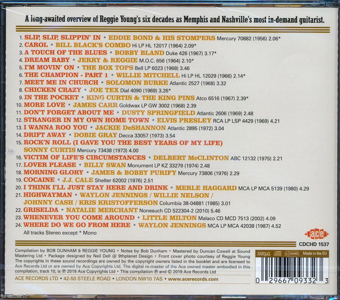 Bobby Bland, King Curtis, Dusty Springfield, Etc. - Reggie Young: Session Guitar Star (24 tracks) (incl. large booklet) (remastered)