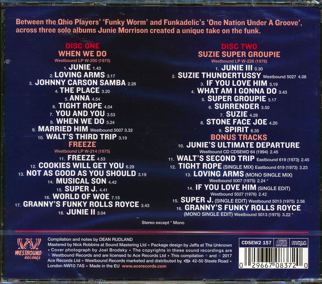 Junie - The Complete Westbound Recordings 1973-1976 (34 tracks) (2xCD) (incl. large booklet) (remastered)