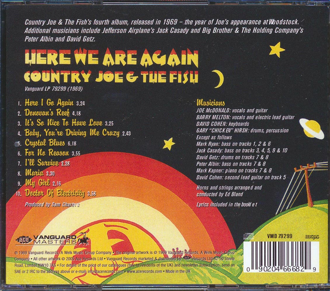 Country Joe & The Fish - Here We Are Again (remastered)