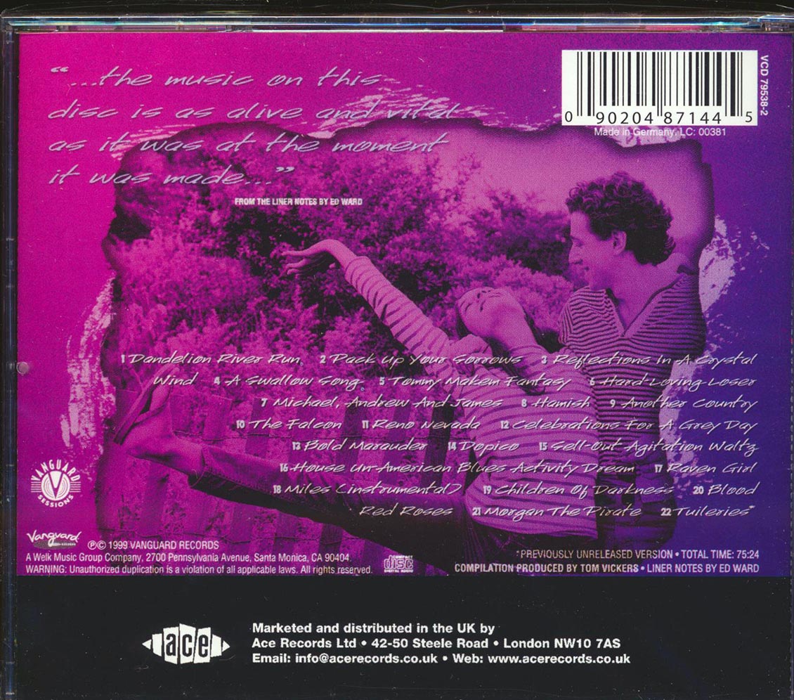 Mimi & Richard Farina - Pack Up Your Sorrows: Best Of The Vanguard Years (22 tracks) (remastered)