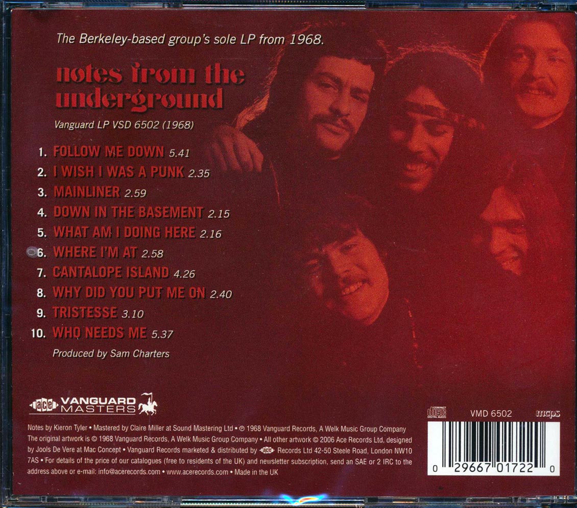 Notes From The Underground - Notes From The Underground (remastered)