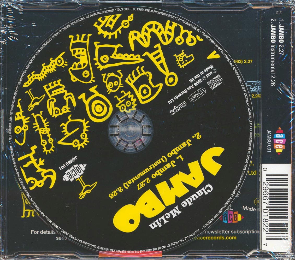 Claude McLin - Jambo (CD Single, 2 Tracks) (remastered)