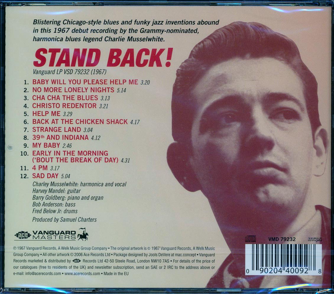 Charlie Musselwhite - Stand Back! Here Comes Charlie Musselwhite's South Side Band (remastered)