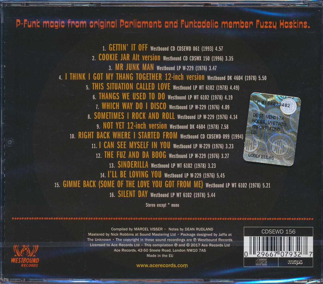 Fuzzy Haskins - I Got My Thang Together: The Westbound Years (incl. large booklet) (remastered)