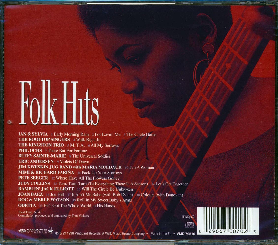 Joan Baez, Odetta, Phil Ochs, Etc. - Folk Hits (20 tracks) (remastered)