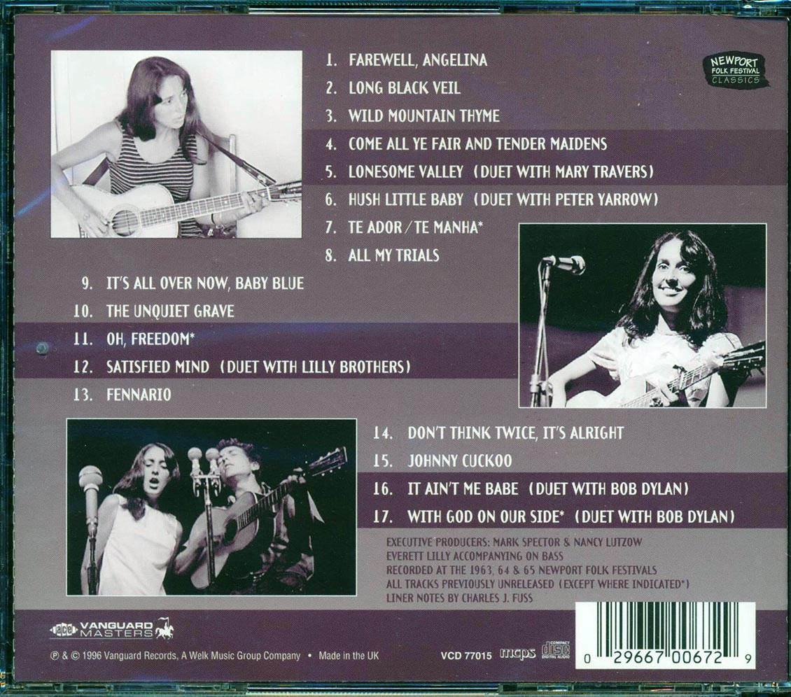 Joan Baez - Live At Newport (remastered)