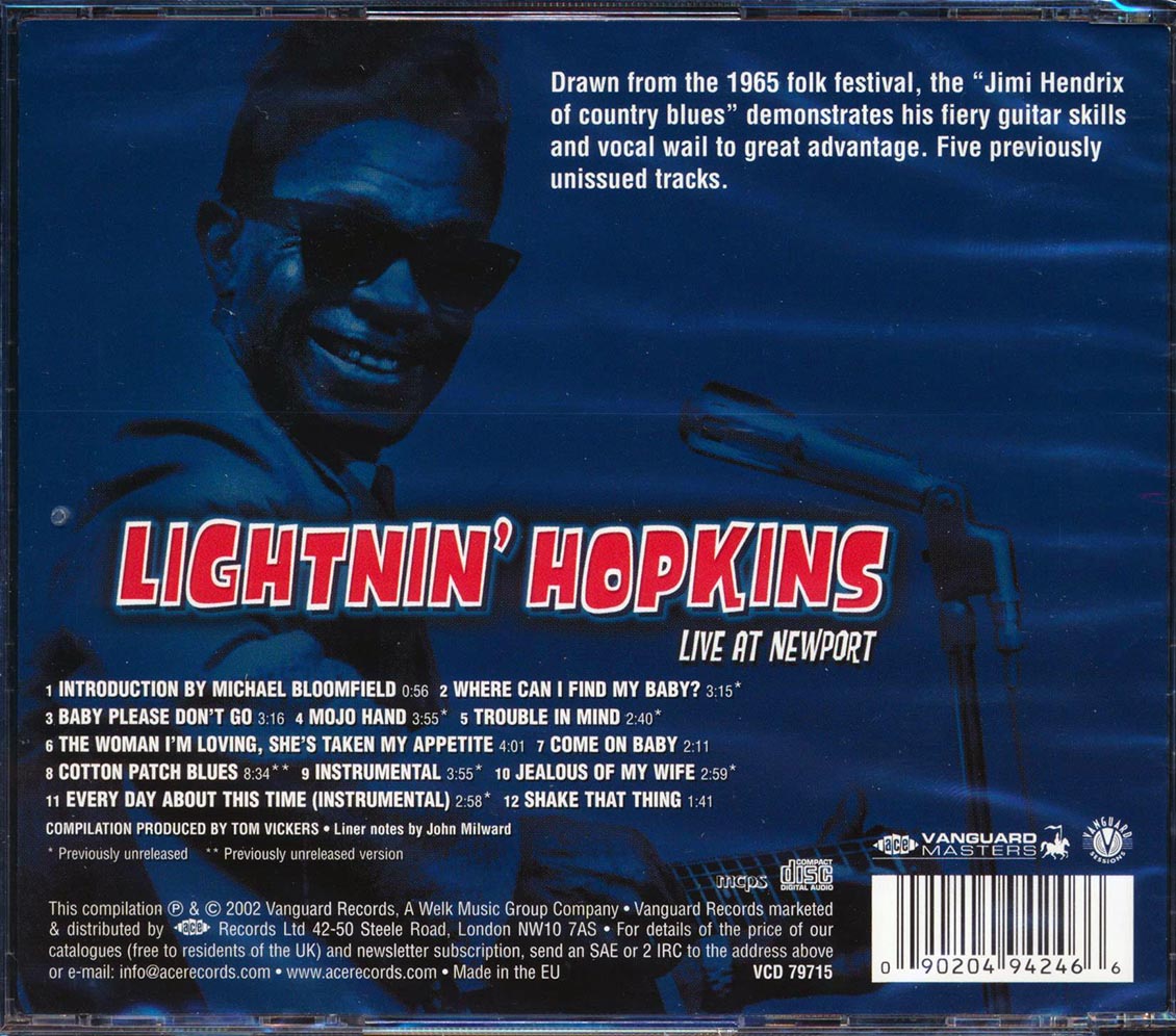 Lightnin' Hopkins - Live At Newport (remastered)
