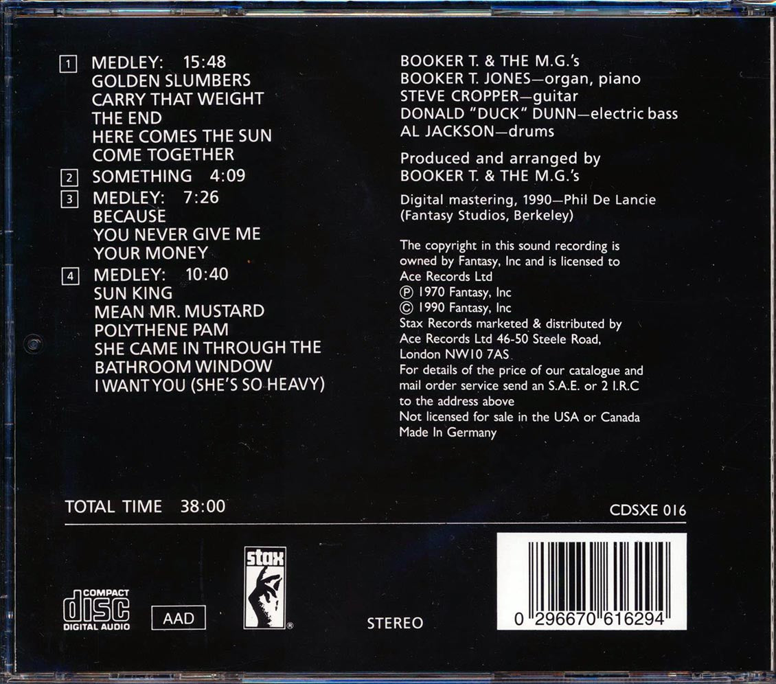 Booker T & The MG's - McLemore Avenue (remastered)