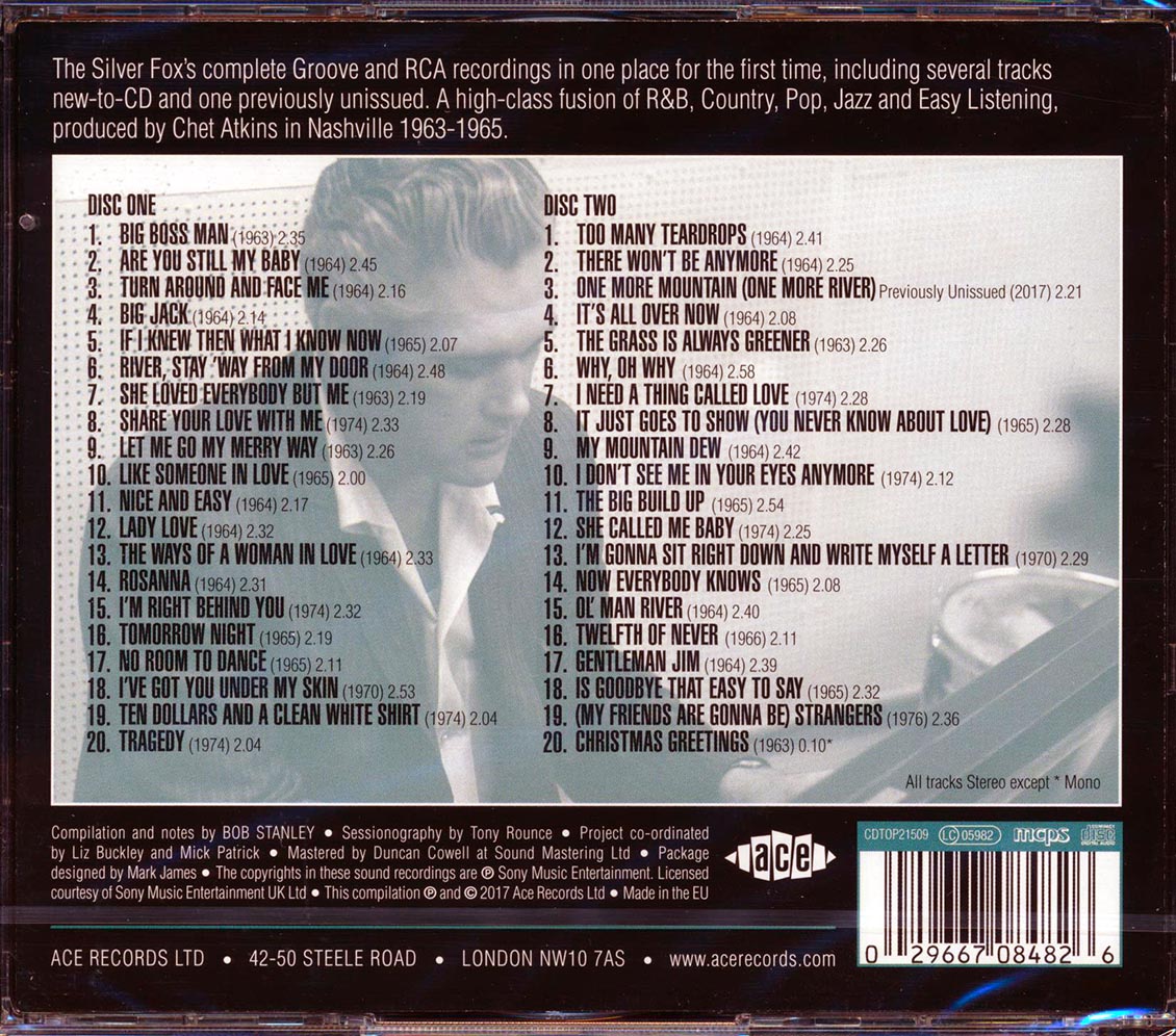 Charlie Rich - Too Many Teardrops: The Complete Groove & RCA Recordings (40 tracks) (2xCD) (incl. large booklet) (remastered)