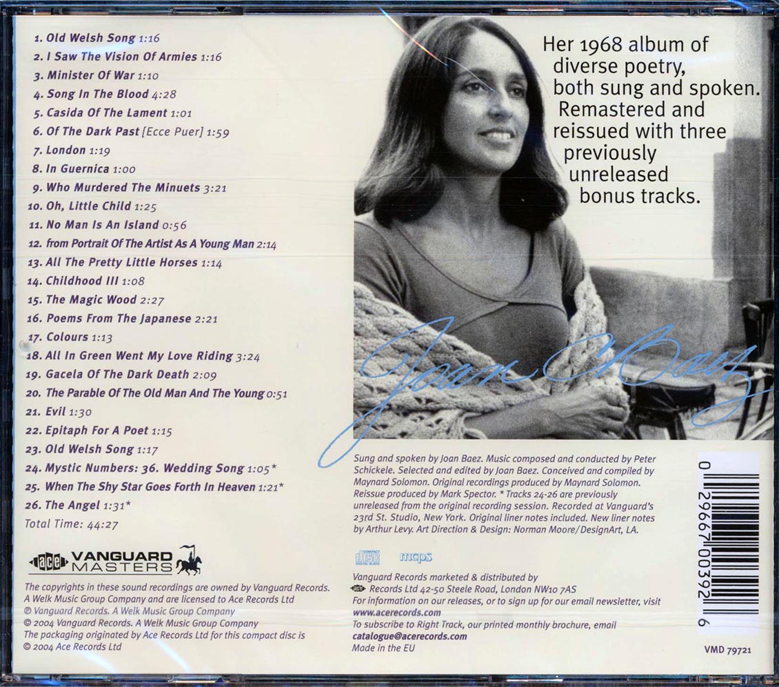 Joan Baez - Baptism (26 tracks) (+ 4 bonus tracks) (incl. large booklet) (remastered)