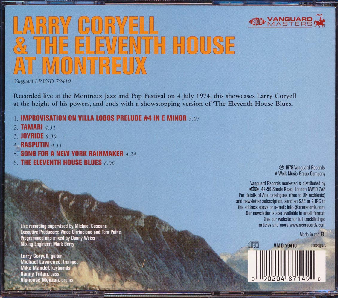 Larry Corvell & The Eleventh House - At Montreux (remastered)