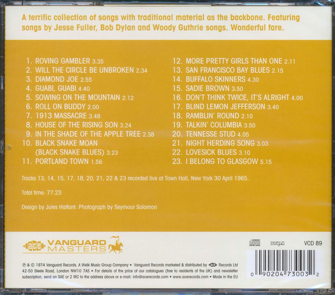 Ramblin' Jack Elliott - The Essential Ramblin' Jack Elliott (23 tracks) (remastered)