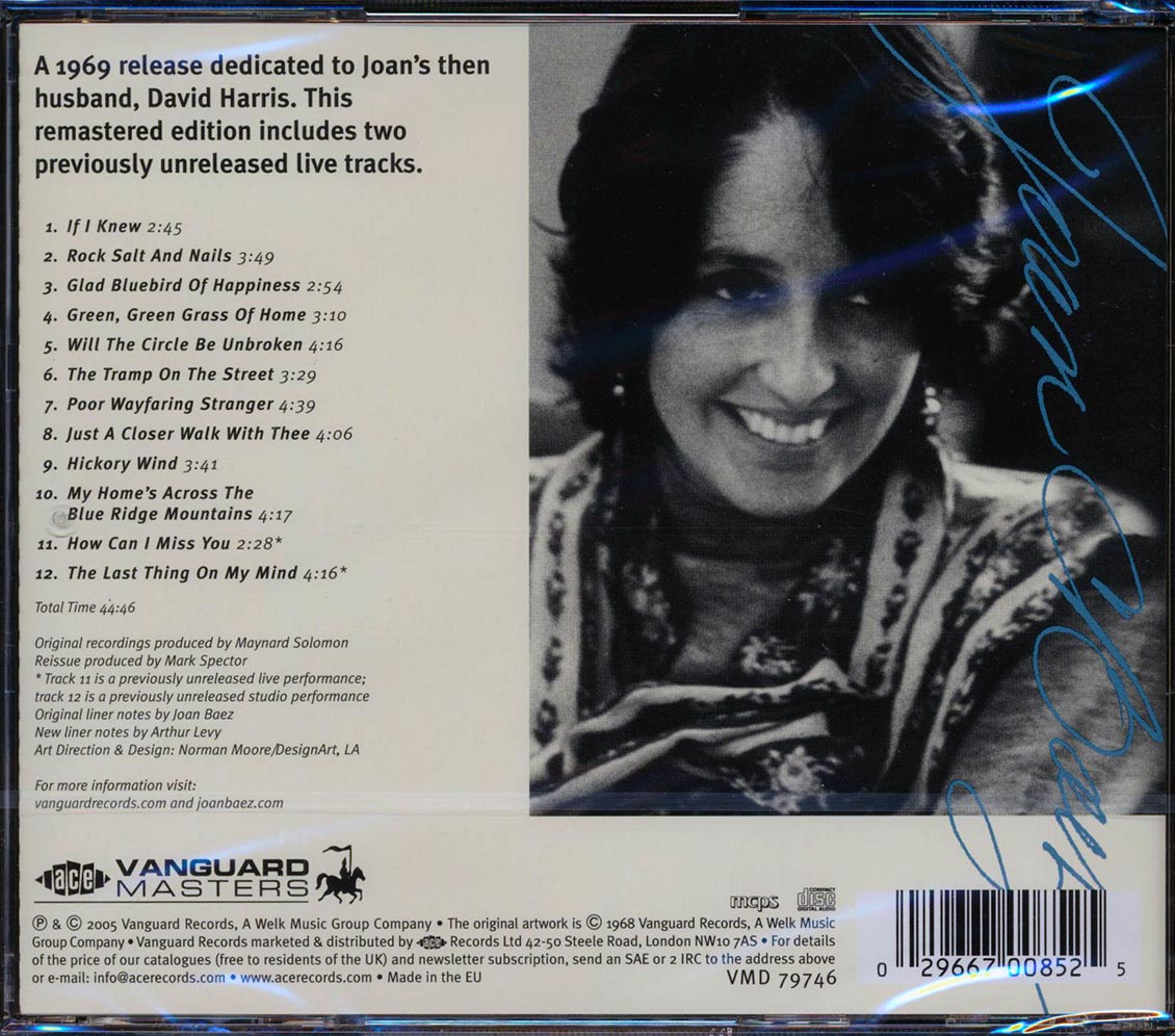Joan Baez - David's Album (+ 3 bonus tracks) (remastered)