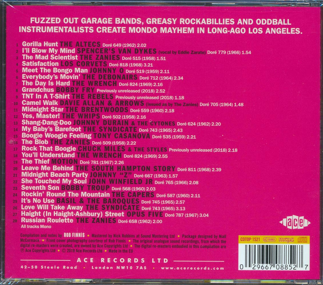 Bobby Fry, The Capers, The Altecs, The Wrench, Etc. - Make Mine Mondo! Fuzzed Out Garage Bands, Manic Instrumentals, Wayward Rockabillies From The Eccentric Dove Label (28 tracks) (incl. large booklet) (remastered)