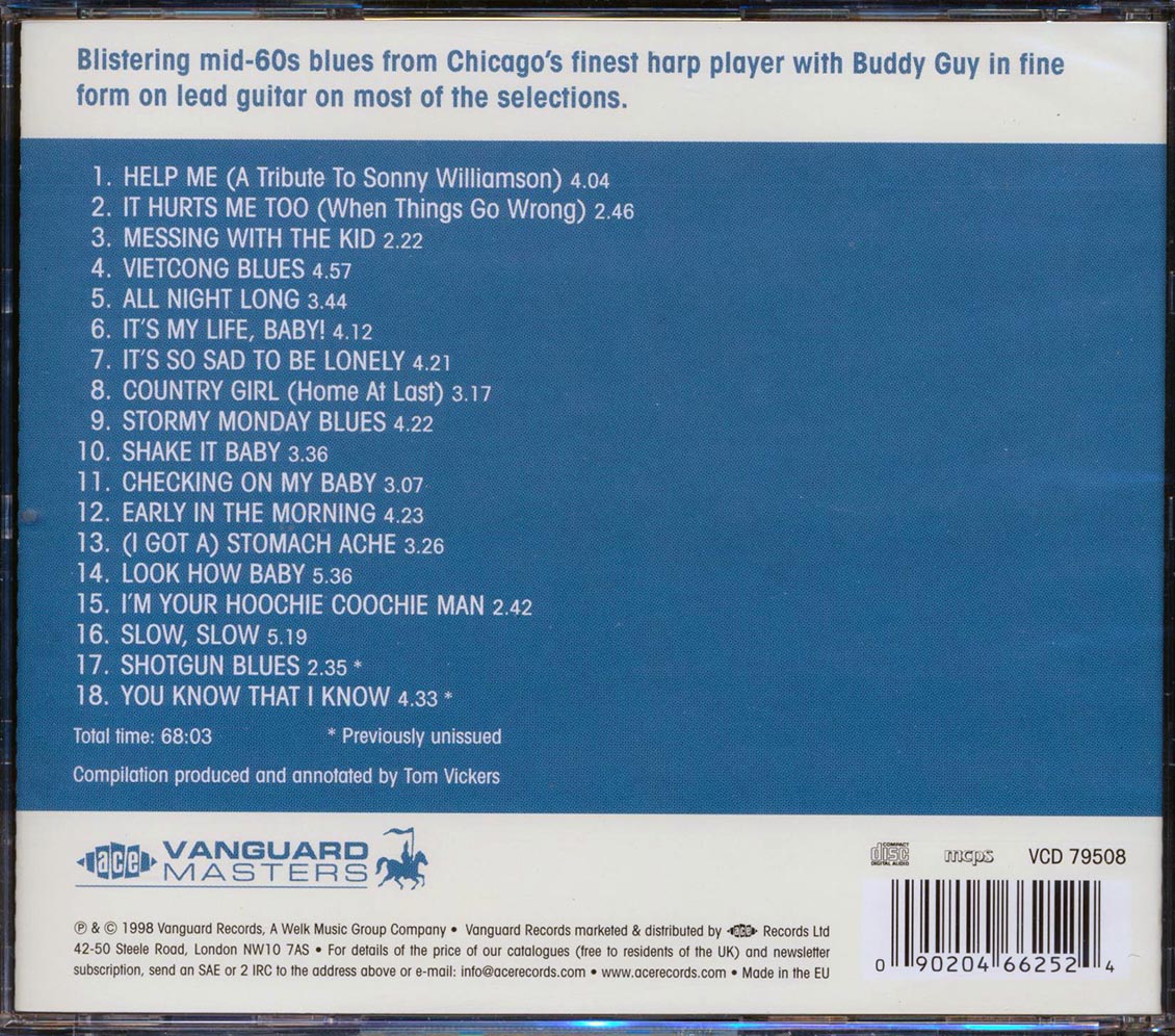 Junior Wells - Best Of The Vanguard Years (remastered)