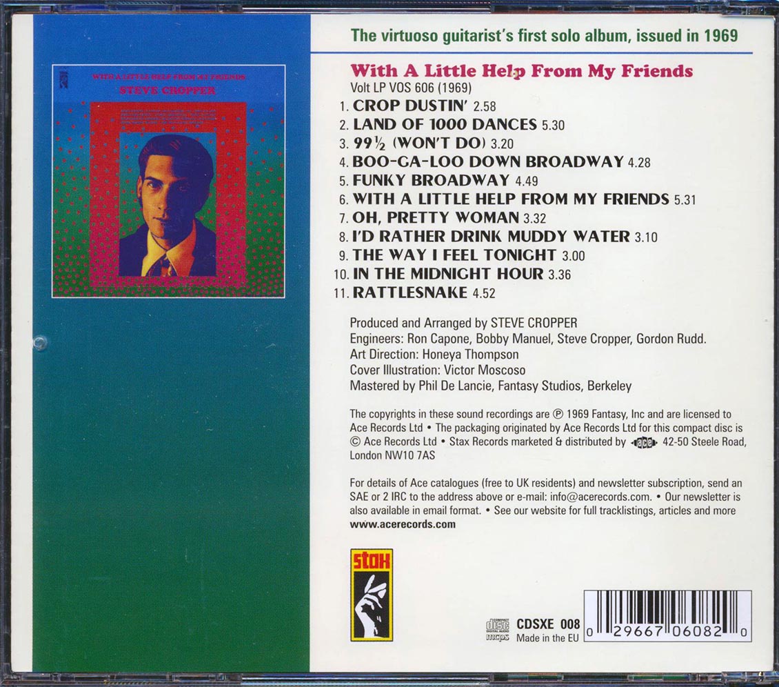 Steve Cropper - With A Little Help From My Friends (remastered)