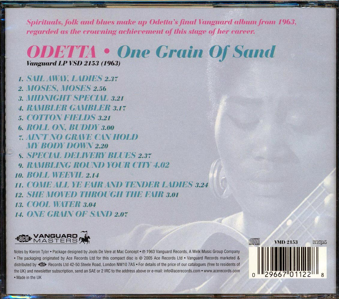 Odetta - One Grain Of Sand (remastered)