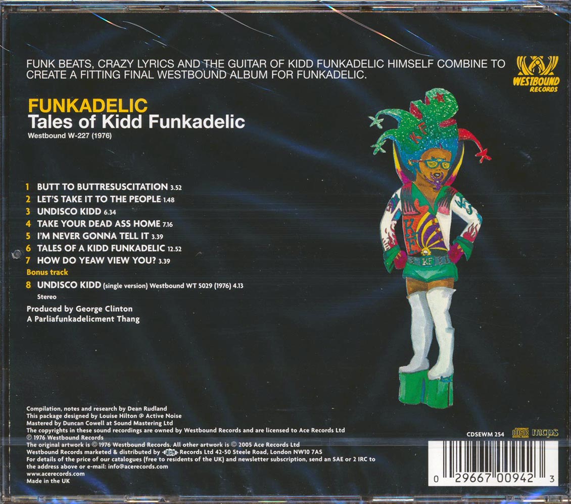 Funkadelic - Tales Of Kidd Funkadelic (+ 2 bonus tracks) (remastered)