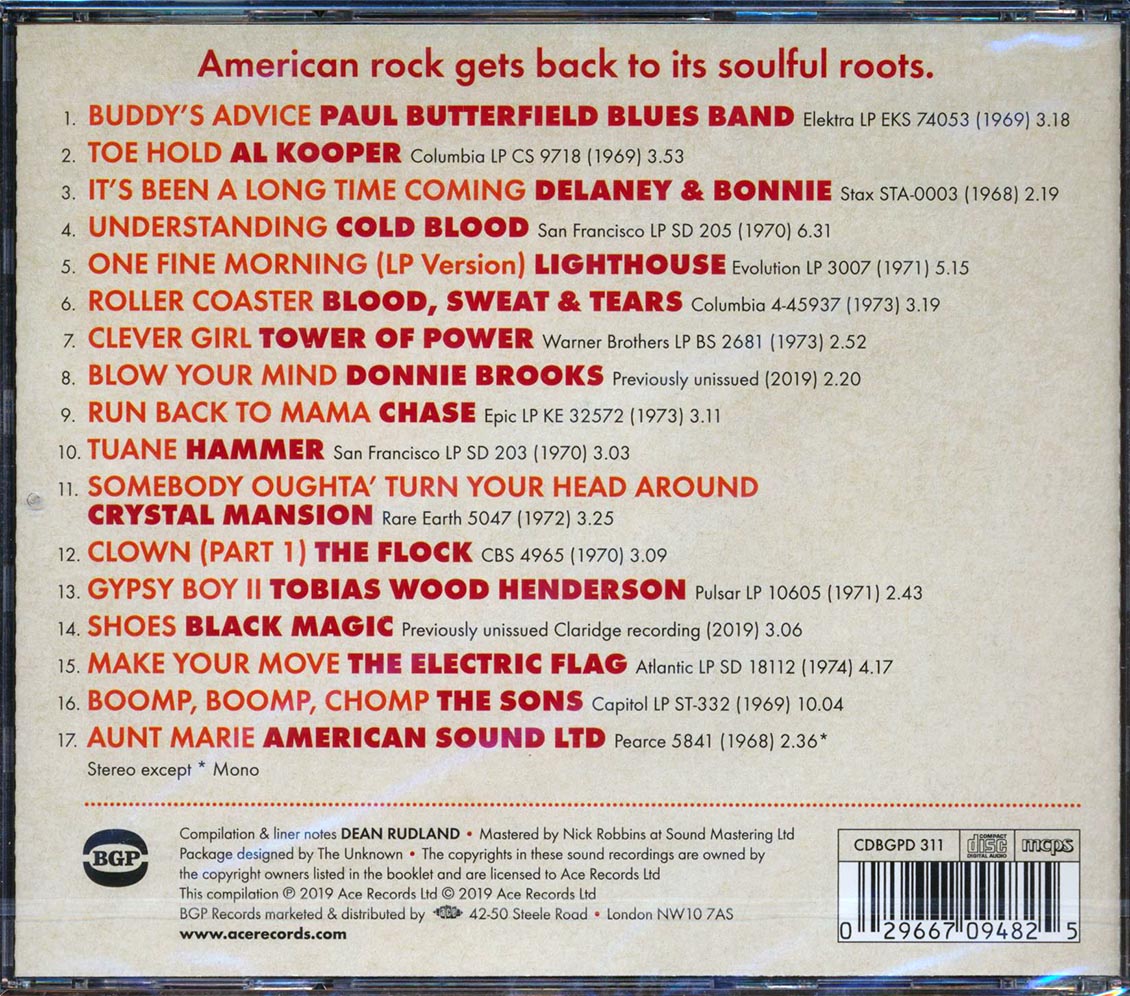 Al Kooper, Tower Of Power, The Flock, Etc. - Horn Rock & Funky Guitar Grooves 1968-1974 (incl. large booklet) (remastered)