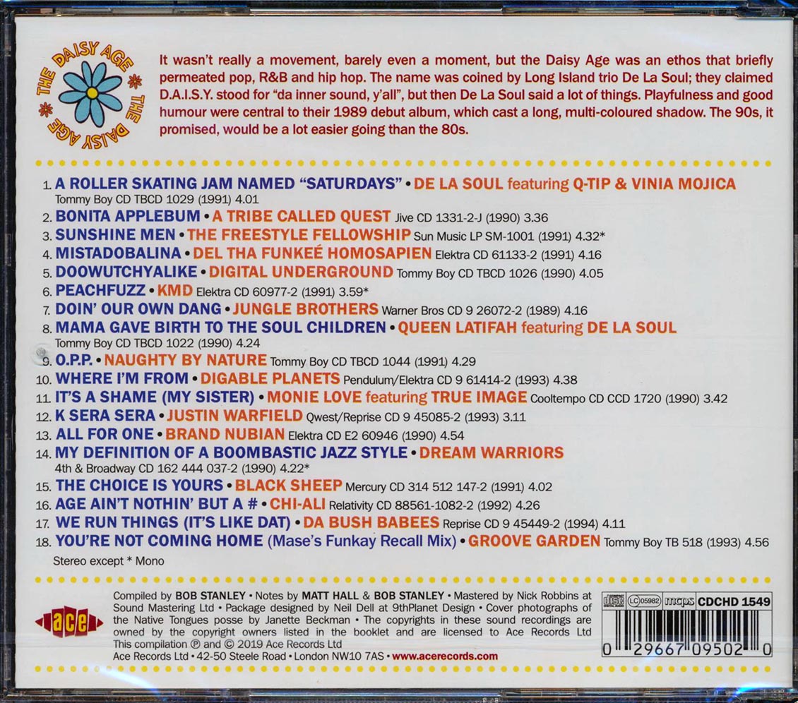 Digable Planets, De La Soul, A Tribe Called Quest, Etc. - The Daisy Age (incl. large booklet) (remastered)