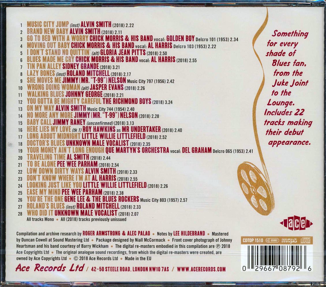 Alvin Smith, Chick Morris, Pee Wee Parham, Etc. - Music City Blues & Rhythm (28 tracks) (incl. large booklet) (remastered)