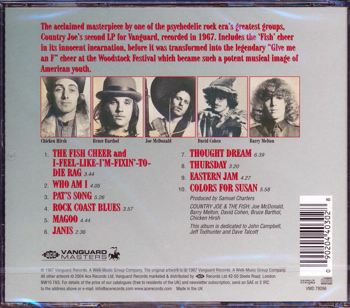 Country Joe & The Fish - I Feel Like I'm Fixin' To Die (remastered)