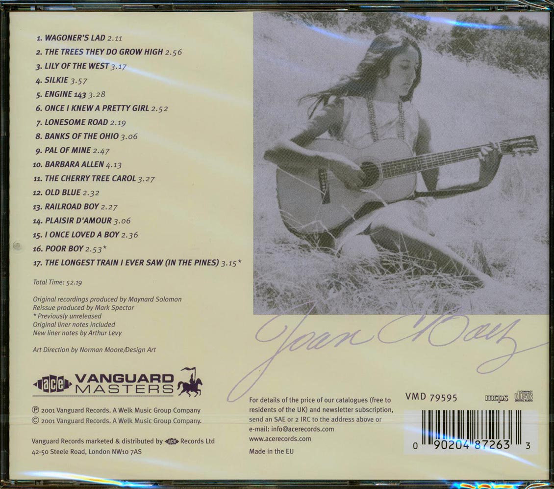 Joan Baez - Volume 2 (+ 4 bonus tracks) (remastered)