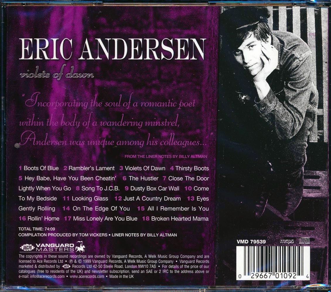 Eric Andersen - Violets Of Dawn (remastered)
