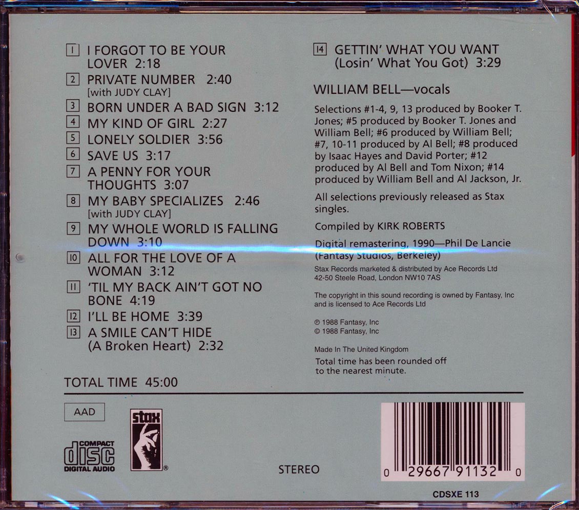 William Bell - The Best Of William Bell (remastered)