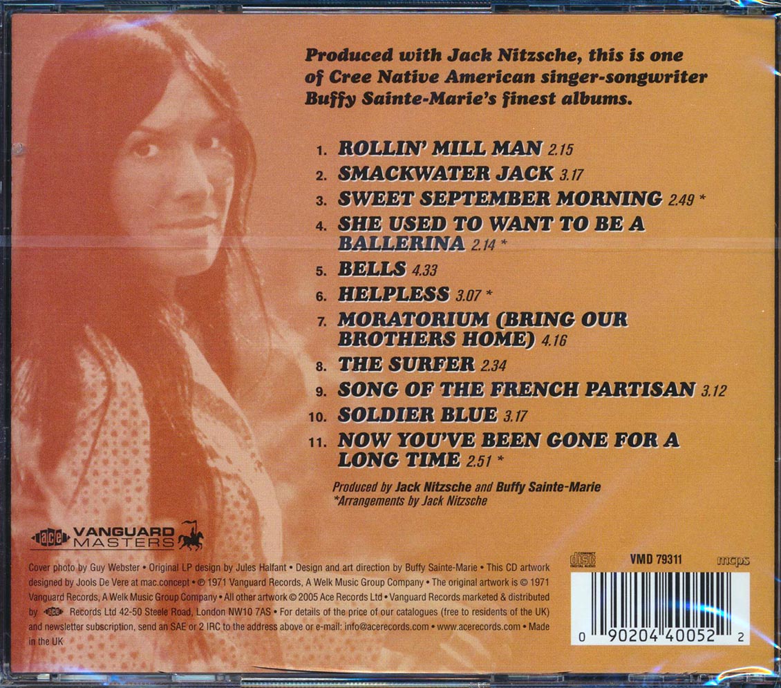 Buffy Sainte-Marie - She Used To Wanna Be A Ballerina (remastered)