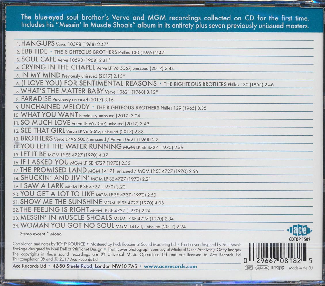 Bobby Hatfield - The Other Brother: A Solo Anthology 1965-1970 (24 tracks) (remastered)