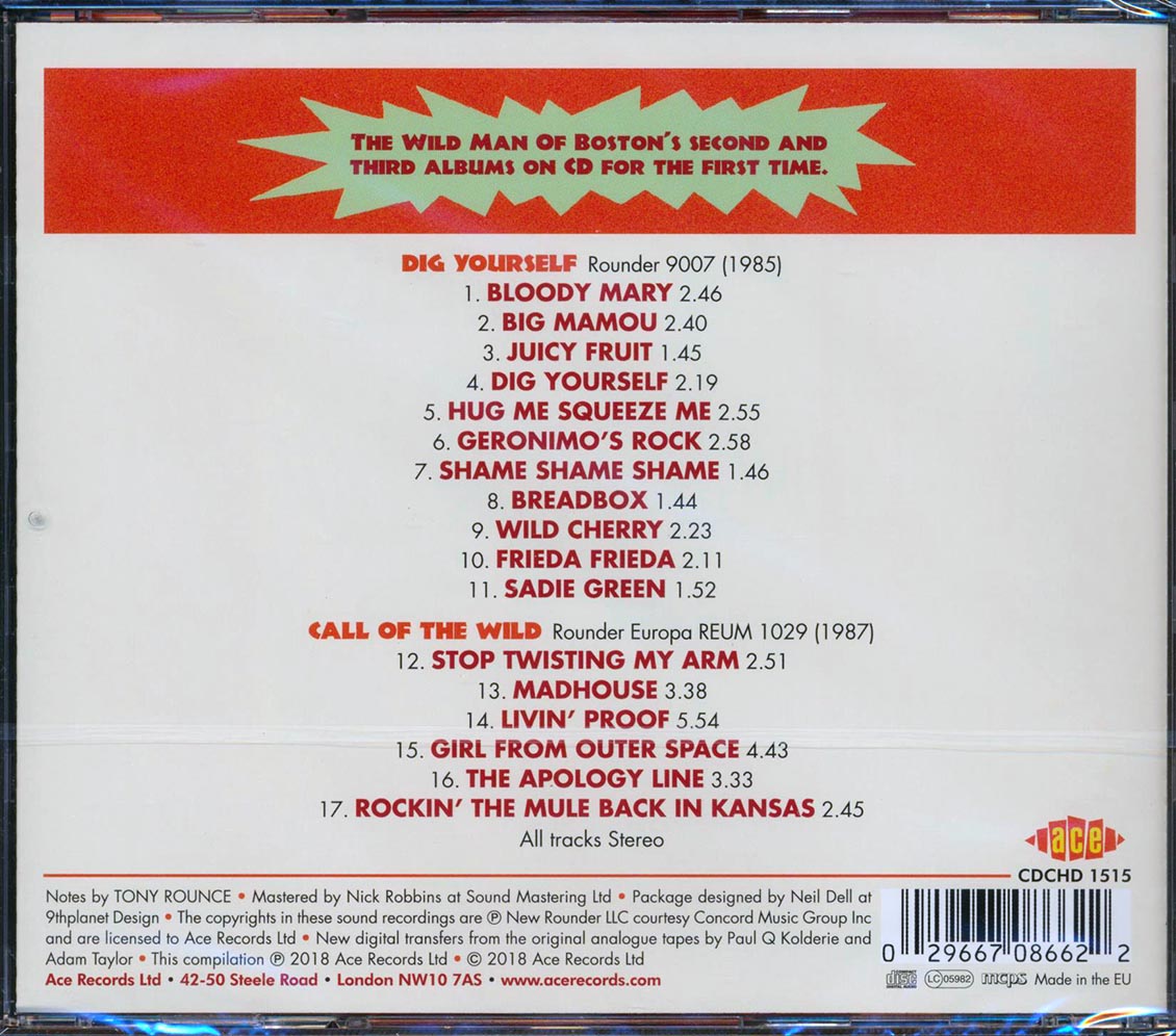 Barrence Whitfield & The Savages - Dig Everything! The Early Rounder Albums (2 albums on 1 CD) (incl. large booklet) (remastered)