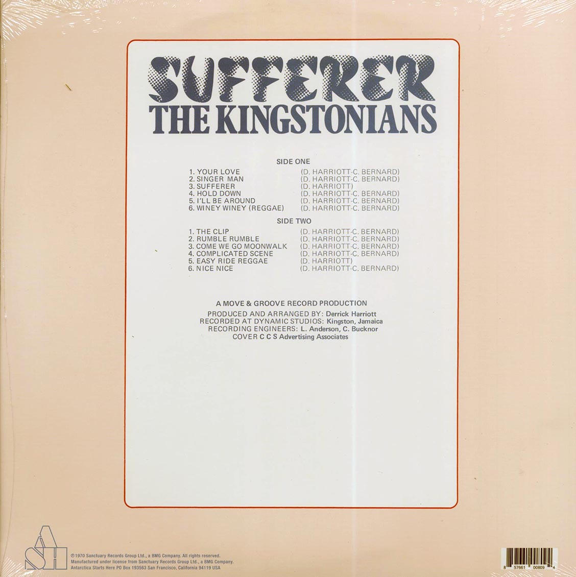 The Kingstonians - Sufferer