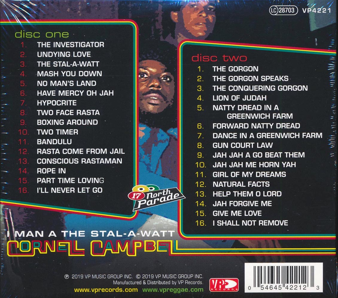 Cornell Campbell - I Man A The Stal-A-Watt (32 tracks) (2xCD) (deluxe 3-fold digipak)