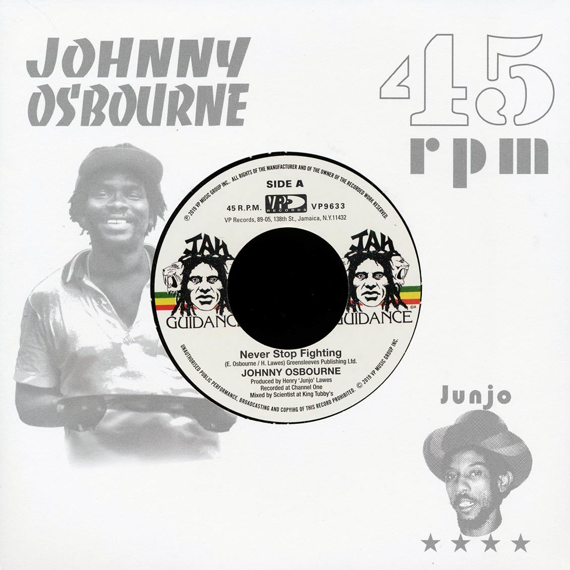 Johnny Osbourne - Never Stop Fighting  /  Roots Radics - Dangerous Match Six
