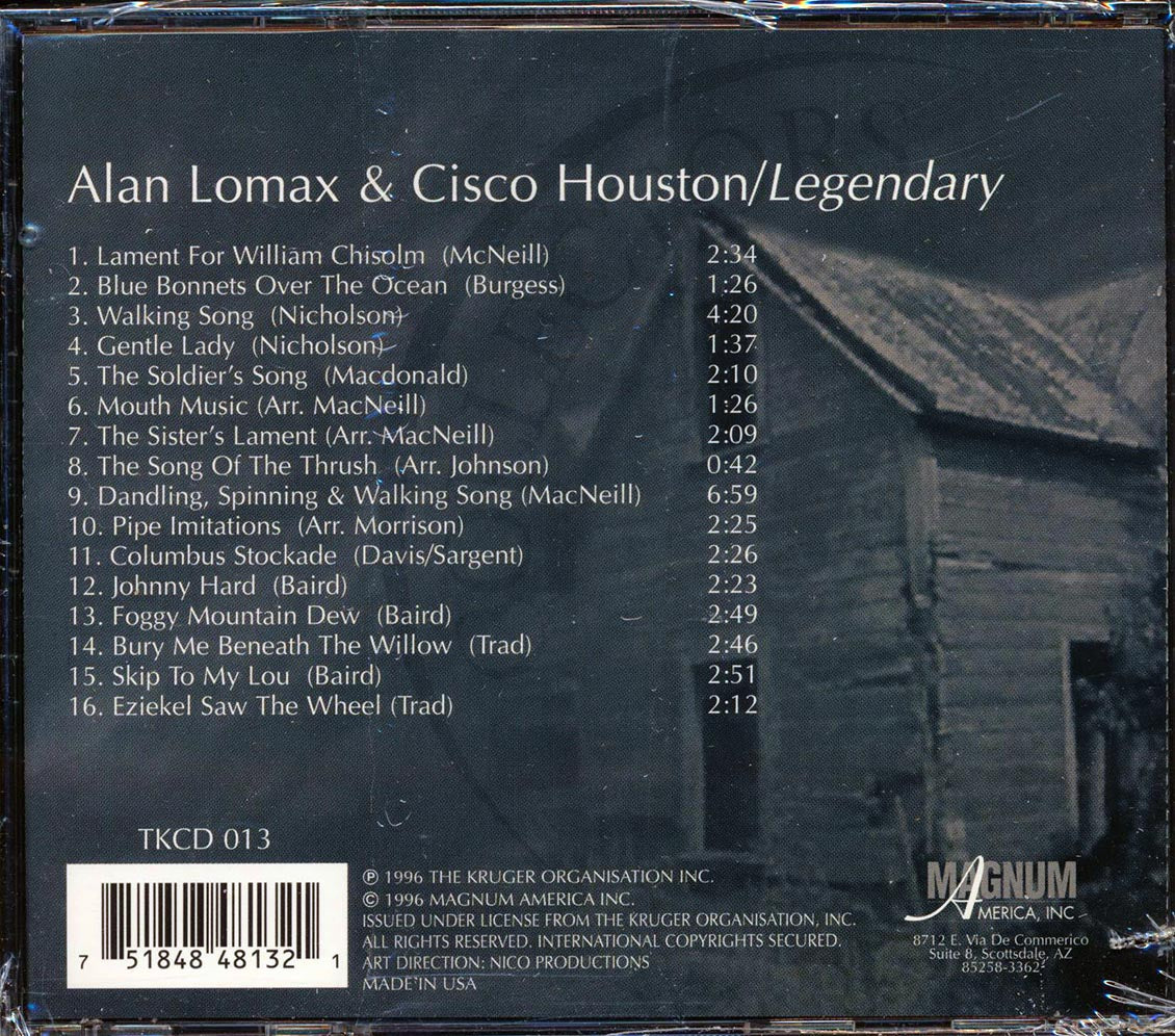 Alan Lomax, Cisco Houston - Legendary (marked/ltd stock)