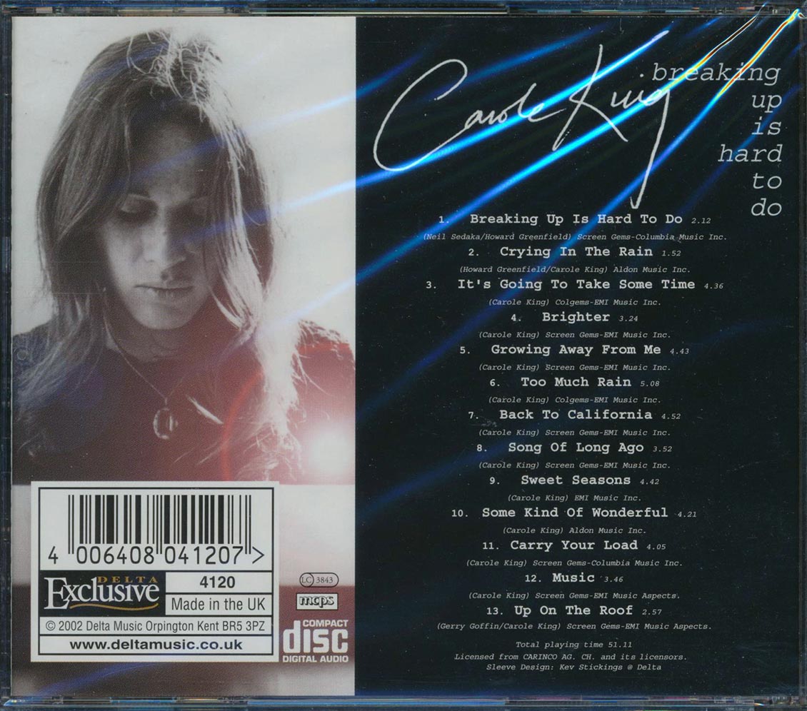 Carole King - Breaking Up Is Hard To Do